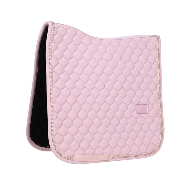 Zadelpad Kentucky Onion Quilt Rubber Logo Dressuur Lichtroze