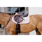 Zadelpad Kentucky Onion Quilt Rubber Logo Dressuur Middenroze