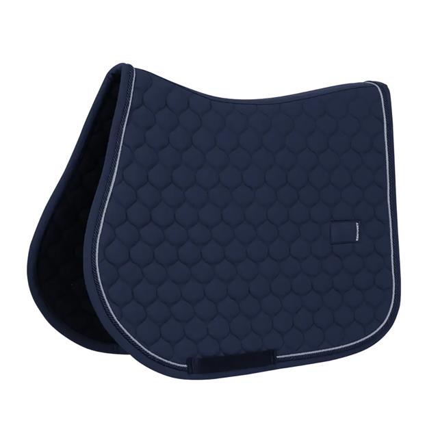 Zadelpad Kentucky Onion Quilt Rubber Logo Springen Donkerblauw