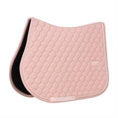 Zadelpad Kentucky Onion Quilt Rubber Logo Springen Middenroze