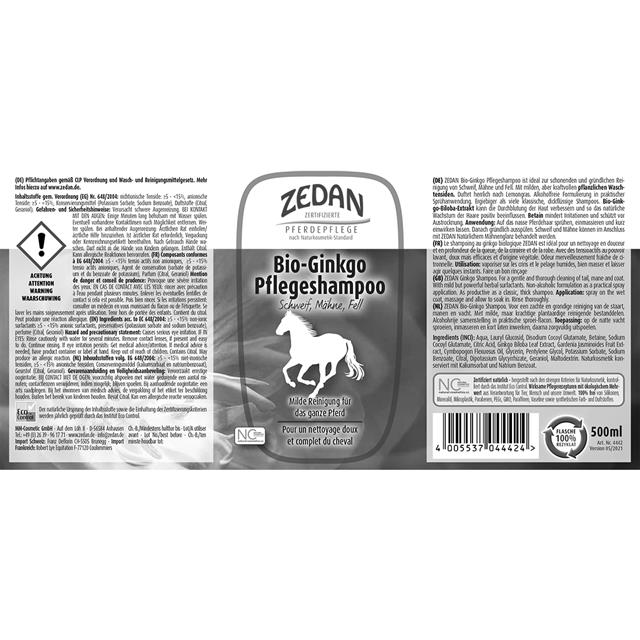 Zedan Bio Ginkgo Shampoo 
