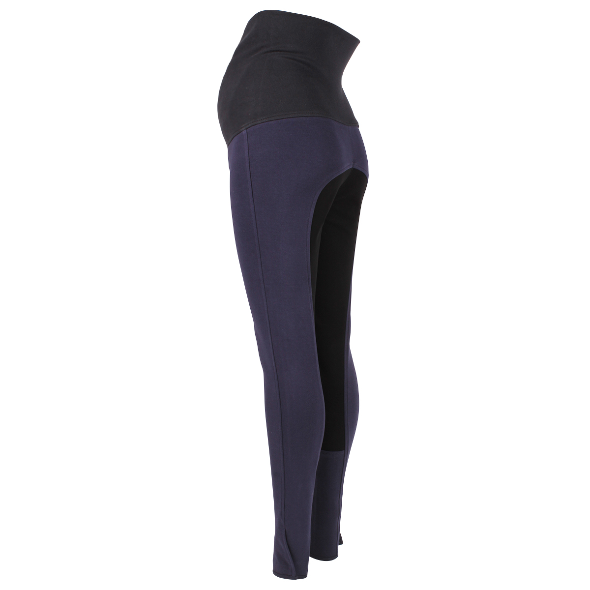 Pfiff Zwangerschapsrijbroek Basic Leer - Blue-black - 44