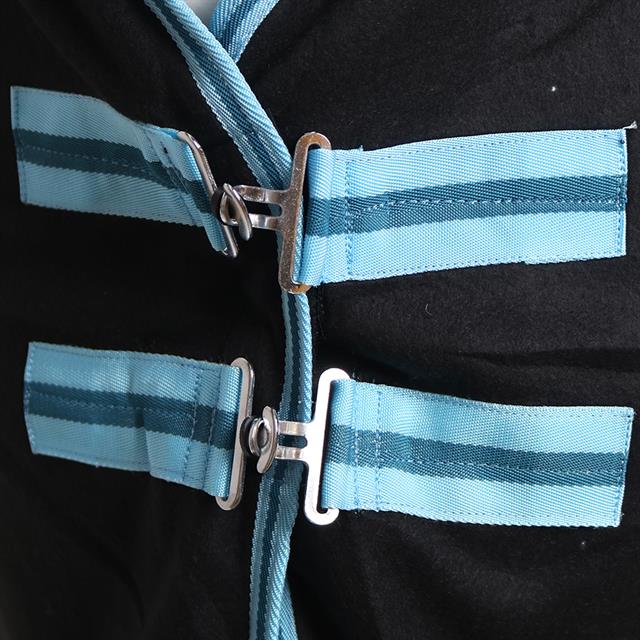 Zweetdeken Epplejeck Zafra Zwart-blauw