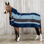Zweetdeken Kentucky Heavy Fleece Square Stripes Donkerblauw-grijs